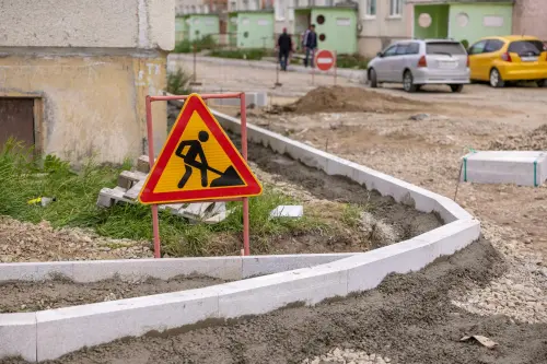 L’Aquila, lavori su viale Corrado IV: cantieri e nuova sicurezza pedonale