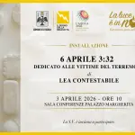 L’Aquila inaugura “6 aprile 3:32”, l’opera permanente di Lea Contestabile dedicata alle vittime del sisma